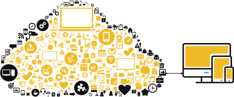 cloud hosting symbol