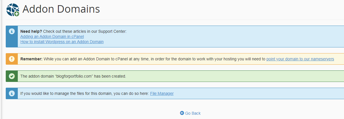 How to Add, Remove and Redirect an Addon Domain Using cPanel