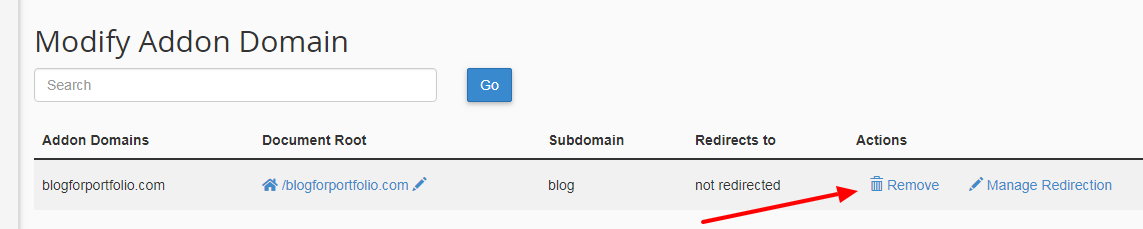 How to Add, Remove and Redirect an Addon Domain Using cPanel