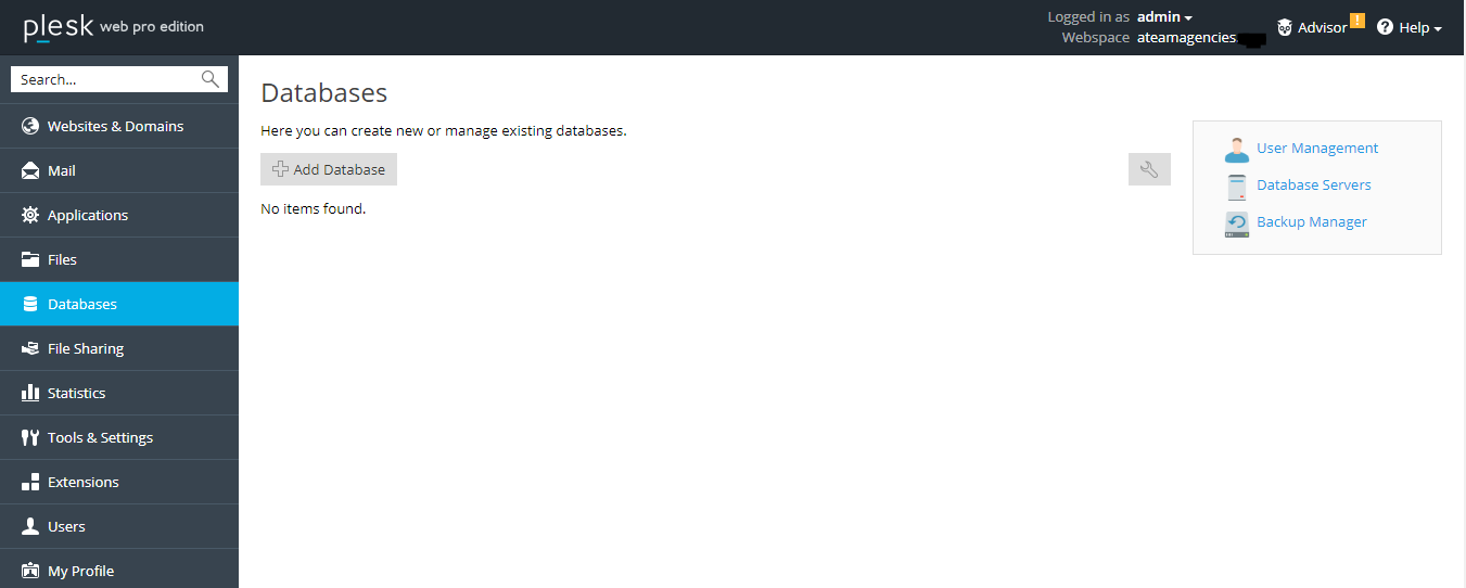 How to Manage Databases With Plesk Panel