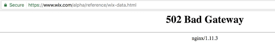 Error 502 (Bad Gateway)