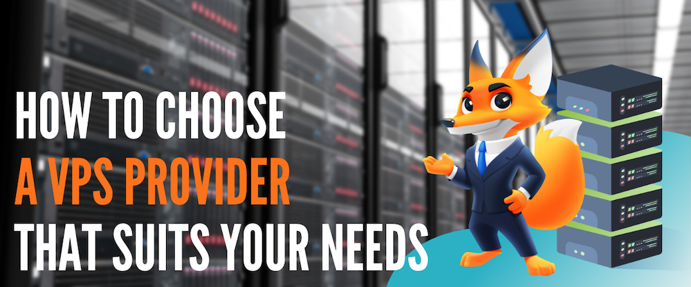 How to choose a VPS provider that suits your needs - A picture with the fox that represents the HostAdvice logo