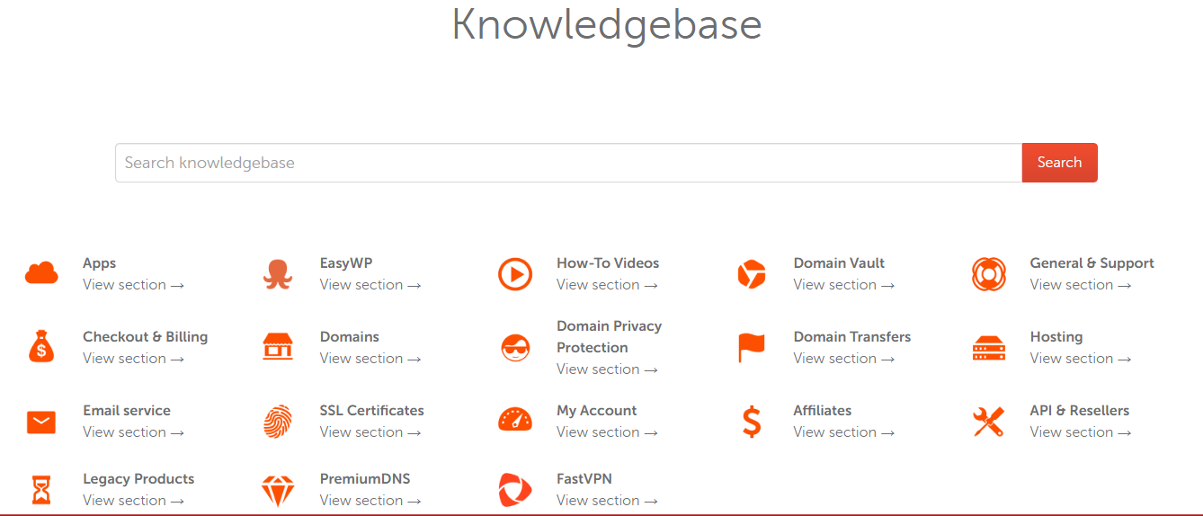 Namecheap Knowledgebase screenshhot