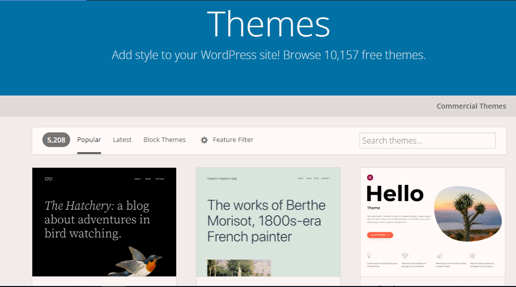 Free WordPress themes