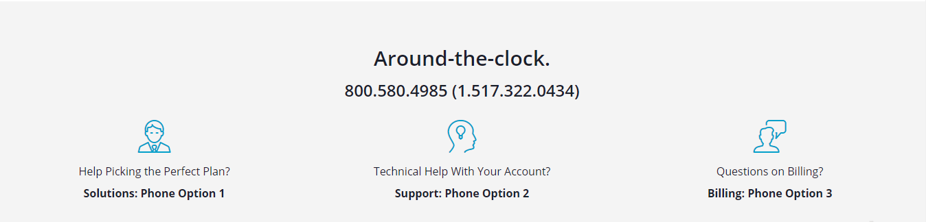 Liquid Web has phone support 24/7