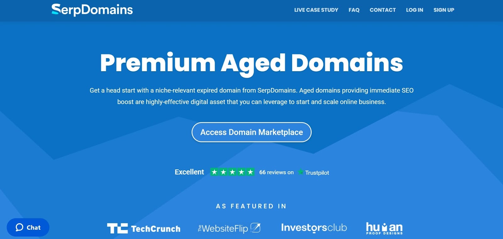 SerpDomains website