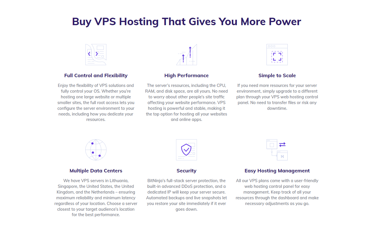 VPS hosting addons