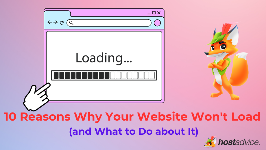 10 Reasons Why Your Website Won't Load blog image