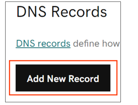 Final: DNS Record for Subdomain