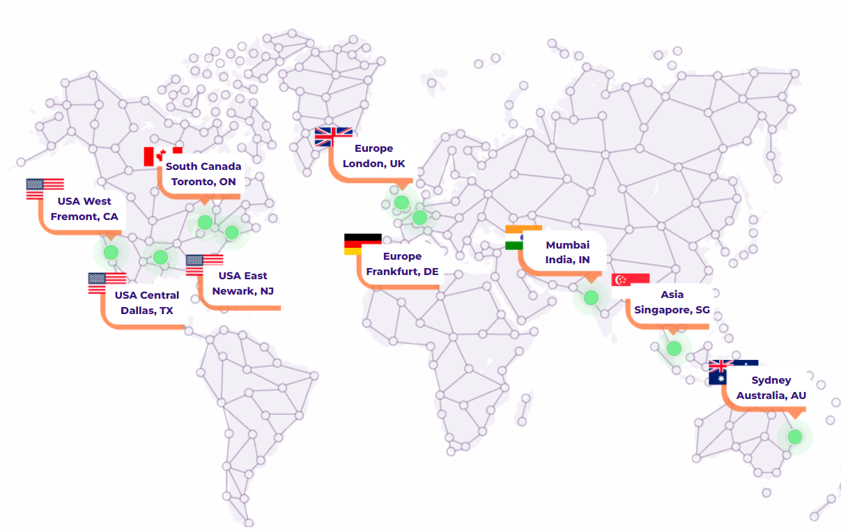 HostArmada's data centers.