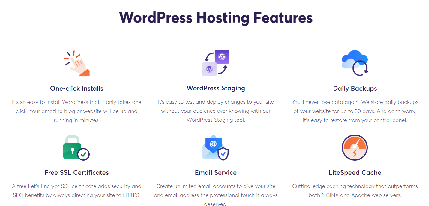 ChemiCloudâ€™s WordPress hosting features.