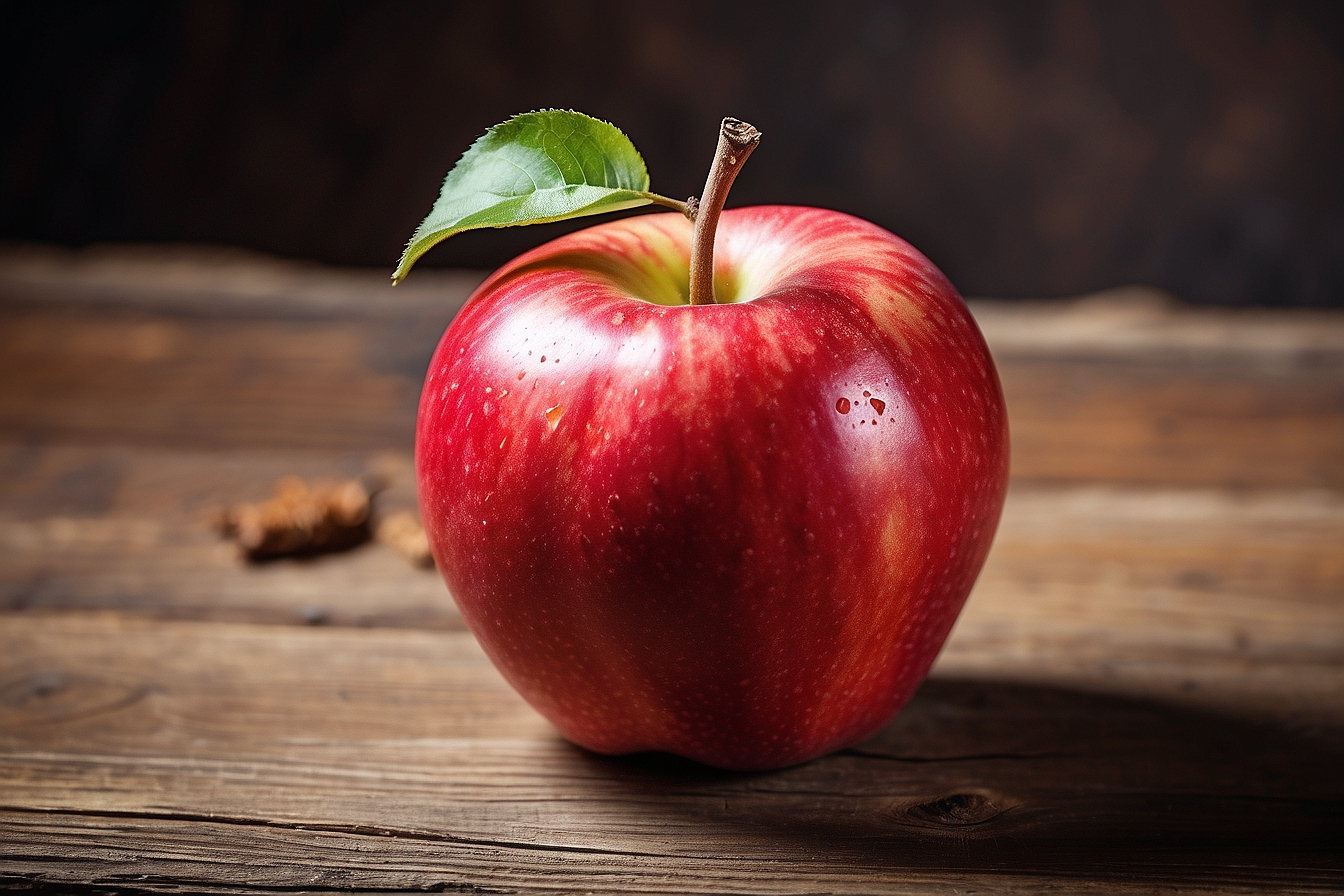 Blog SEO - Write a Descriptive Image Alt Text. This is an example of an image alt text of a red apple