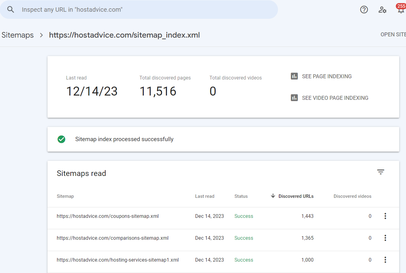 see if your blogâ€™s sitemap has any issues.