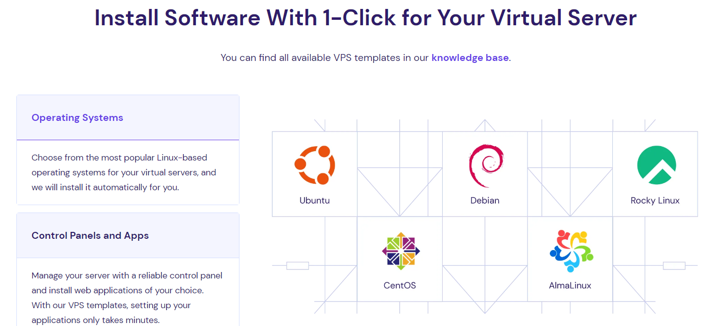 You can install Python on Ubuntu, Debian, Rocky Linux, CentOS, and AlmaLinux with Hostinger.