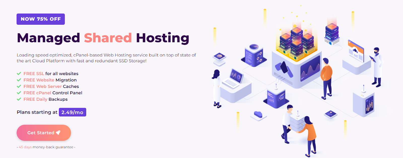 HostArmada offers fast, secure, and stable cloud web hosting.