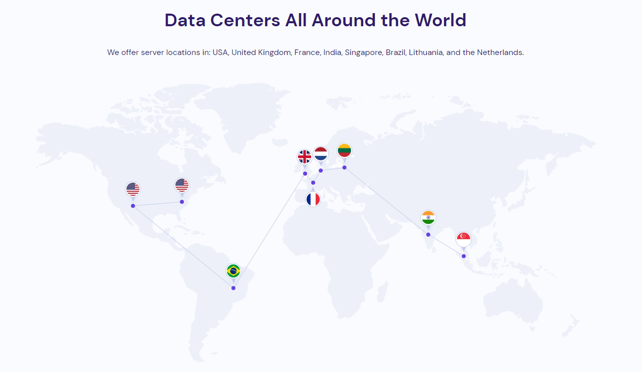 Hostingerâ€™s data centers.