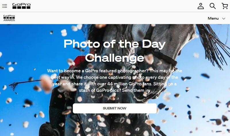 GoPro Photo of the Day Challenge Campaign