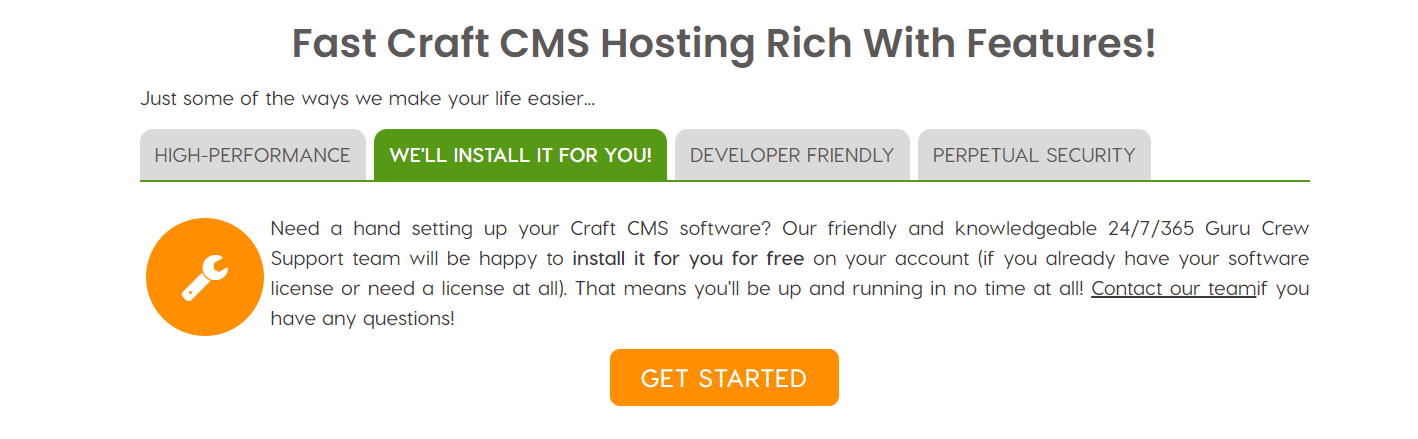 Craft CMS Hosting