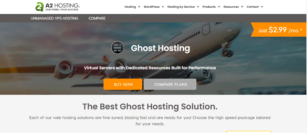 Ghost CMS Hosting