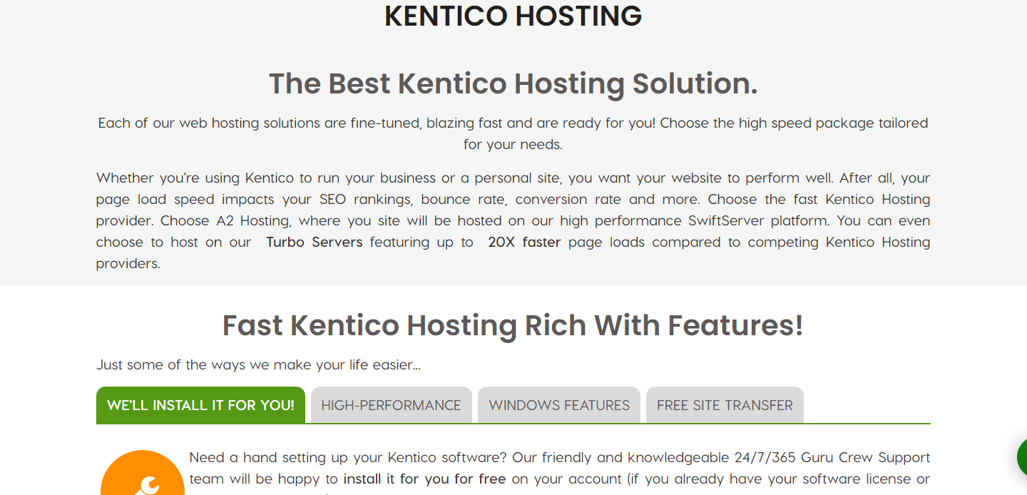 Kentico Hosting