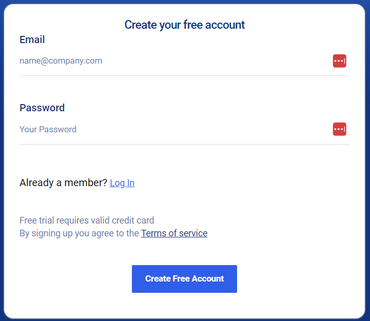 create a free account kamatera