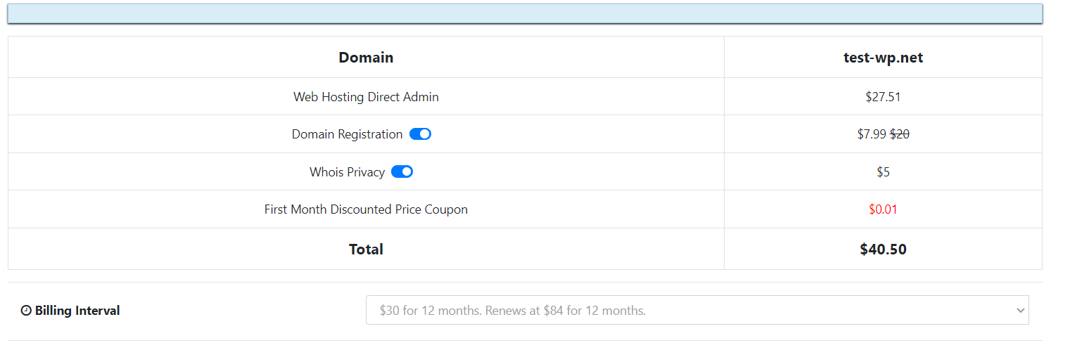 domain and final order review interserver