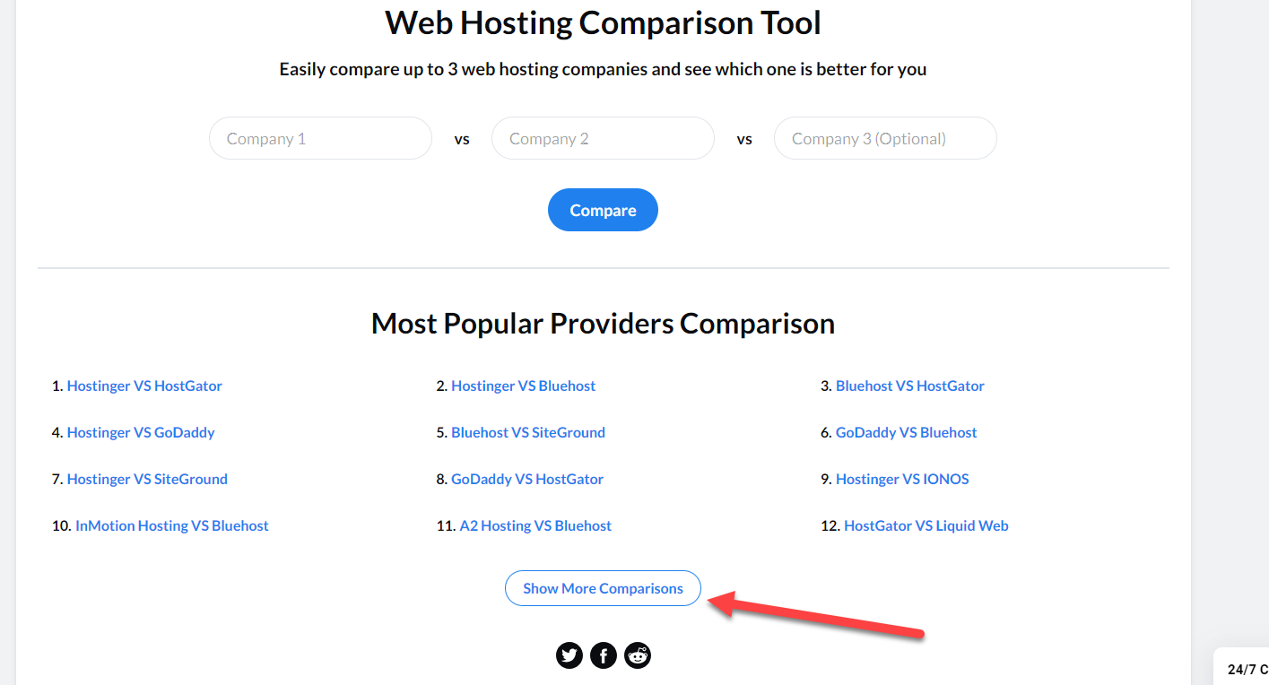 most popular providers comparison-2